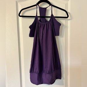 Lululemon tank with wide waist band. Size 6.